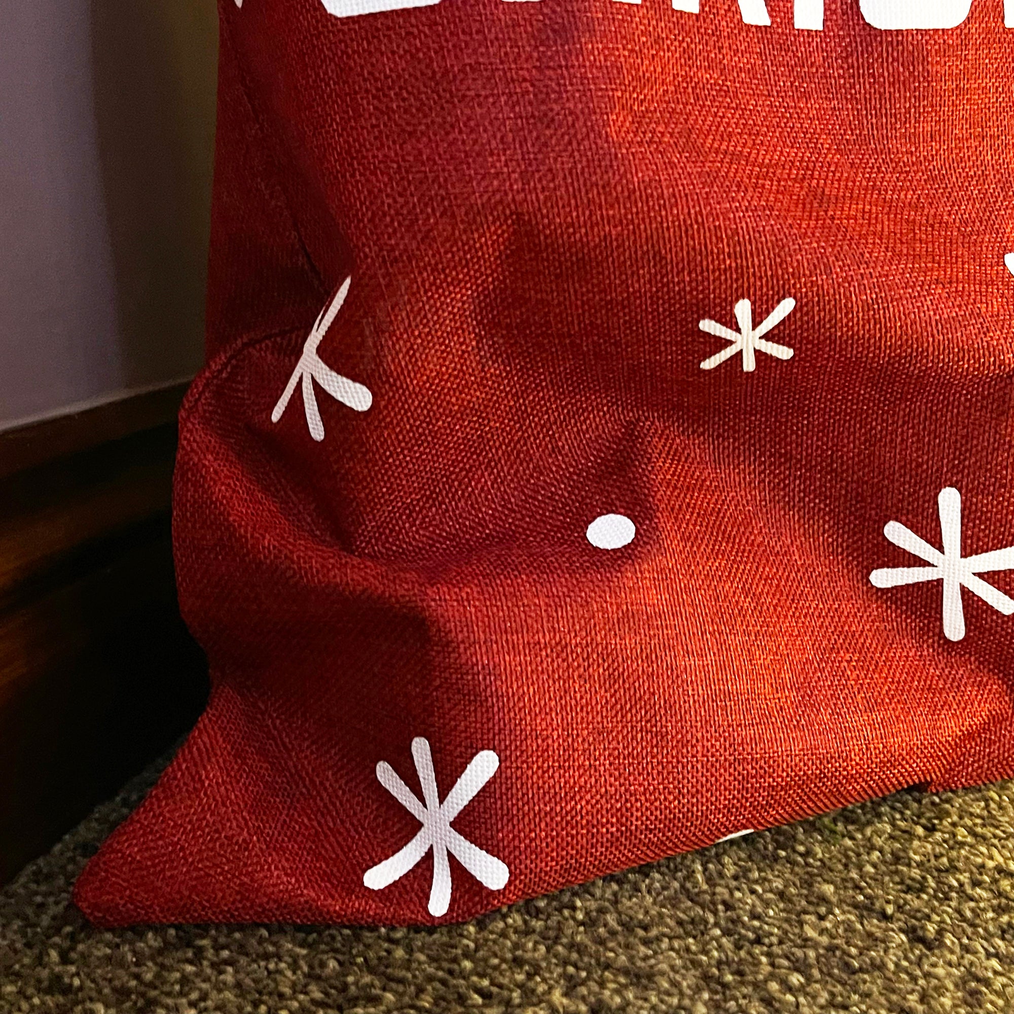 Roter Ho Ho Ho Frohe Weihnachtssack