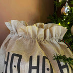 Natürlicher Ho Ho Ho Frohe Weihnachtssack