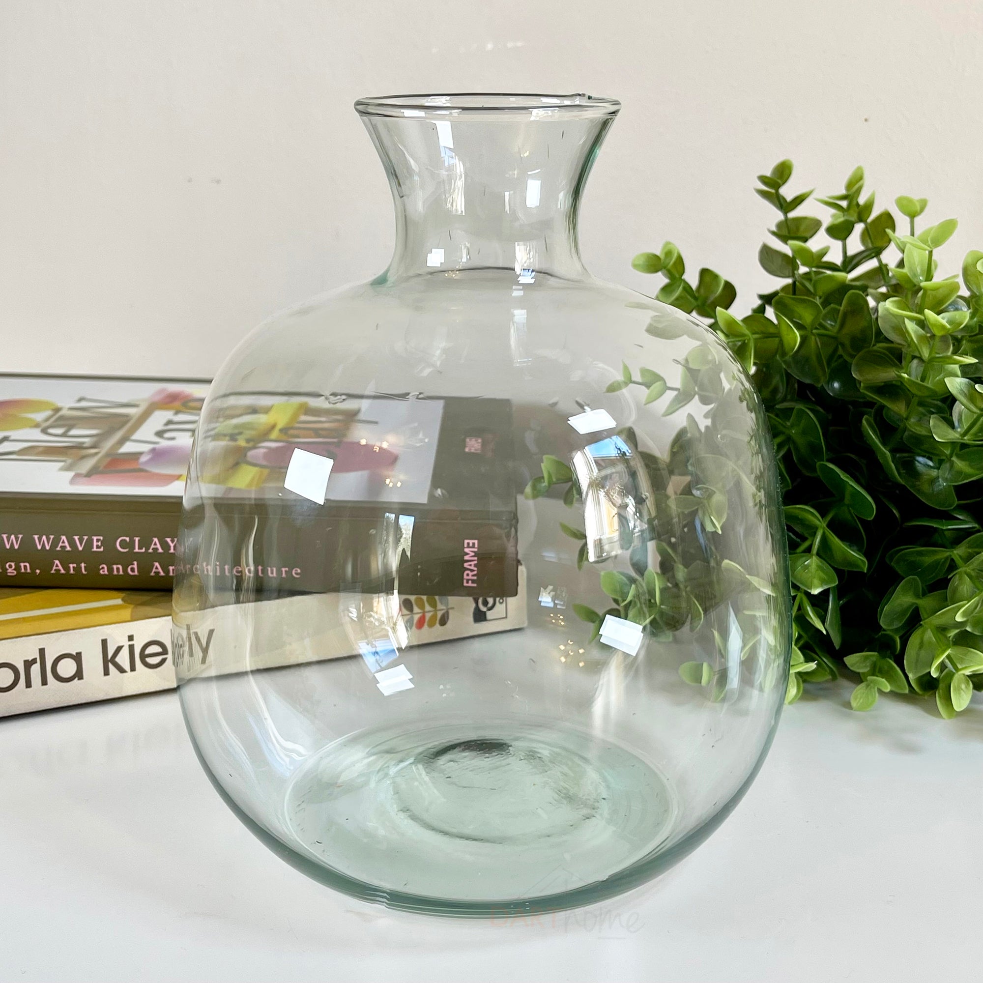 Recycled Glass Bowl Vase