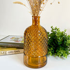 Diamant-Flaschenvase aus recyceltem Glas