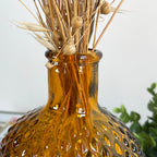 Diamant-Flaschenvase aus recyceltem Glas