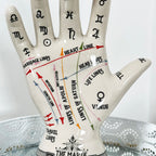 Crackle Palmistry Hand Ornament