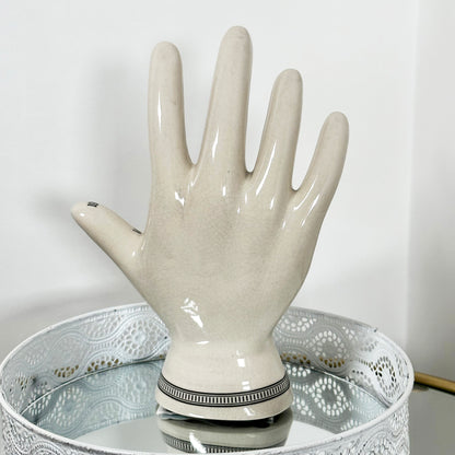 Crackle Palmistry Hand Ornament