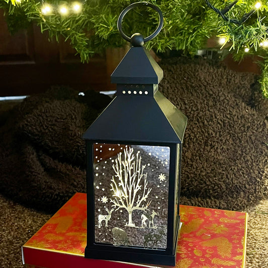 Woodland Forest LED Christmas Lantern