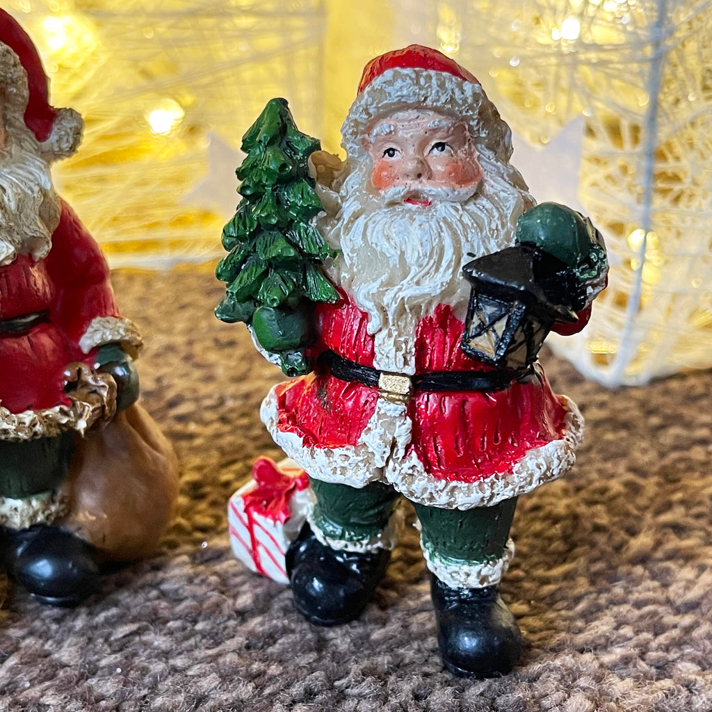 Miniature Santa Claus Christmas Set