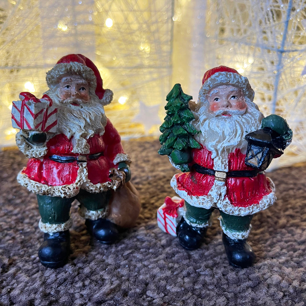 Miniature Santa Claus Christmas Set