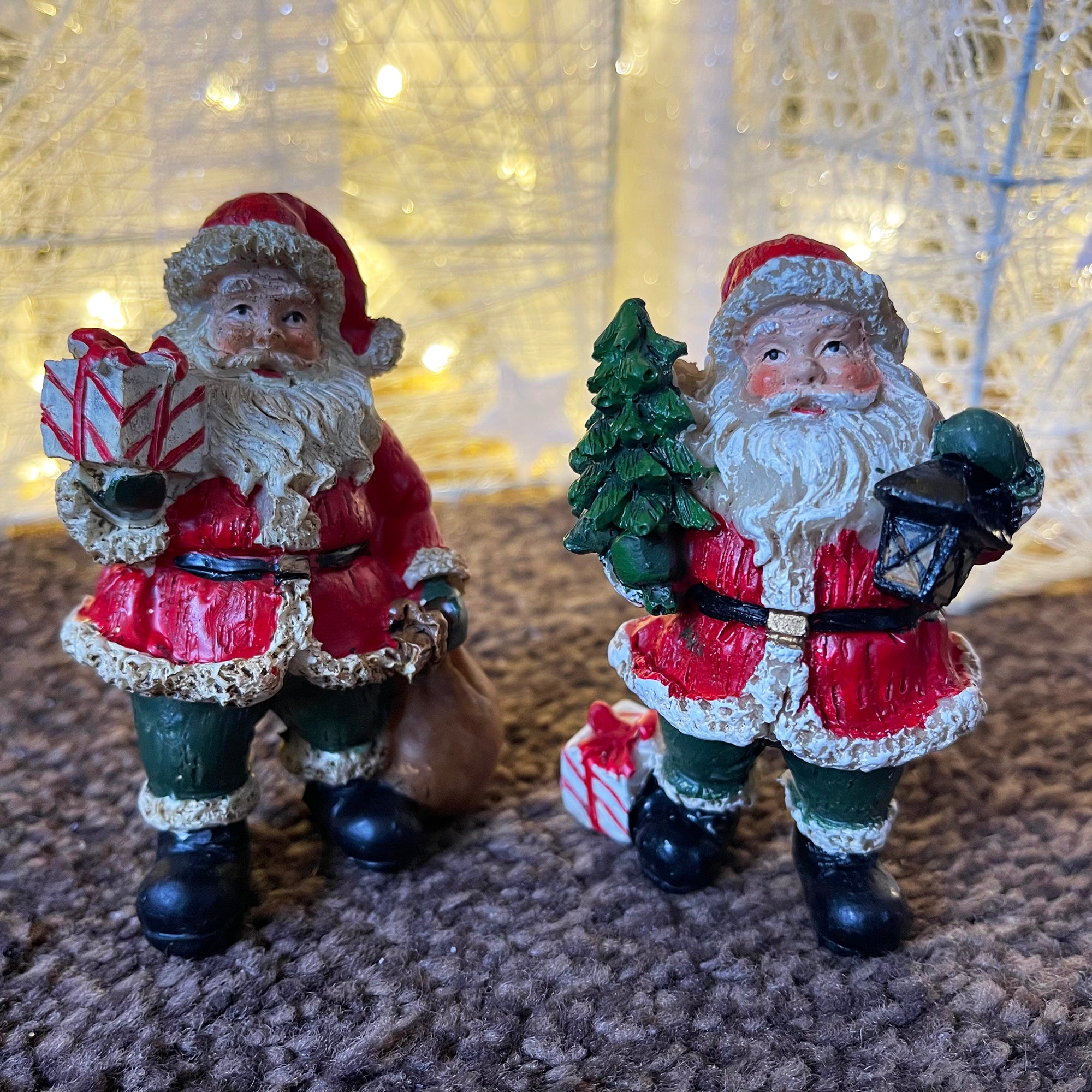 Miniature Santa Claus Christmas Set