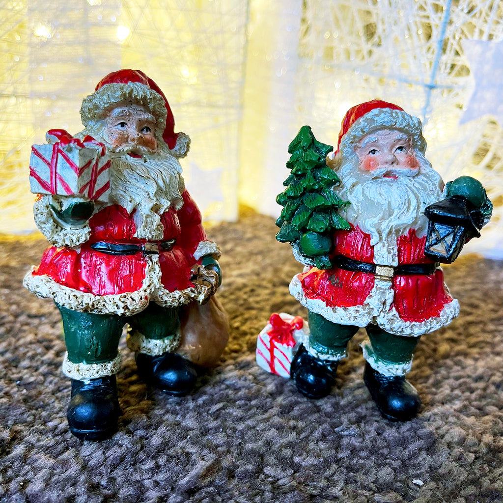 Miniature Santa Claus Christmas Set
