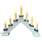 LED White Christmas Candle Bridge