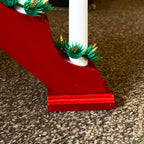 LED Red Christmas Candle Bridge