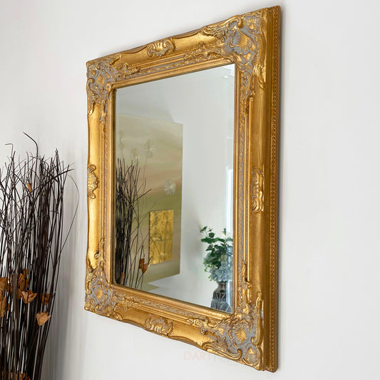 Large Gold Baroque Rococo Wall Mirror