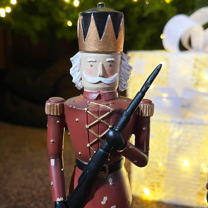 Set Of 2 Nutcracker Soldiers Ornaments