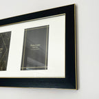 Black & Gold Triple Photo Frame