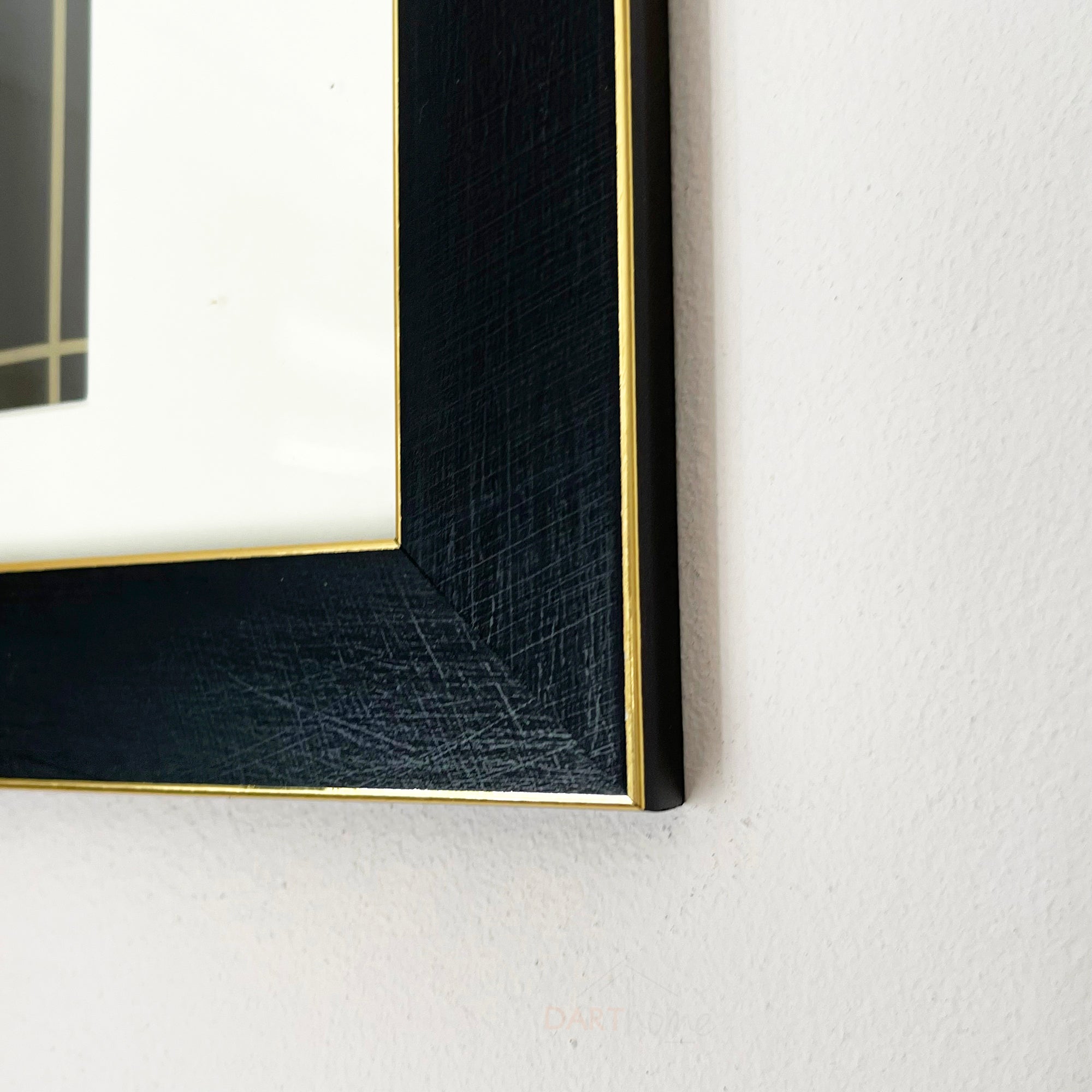 Black & Gold Triple Photo Frame