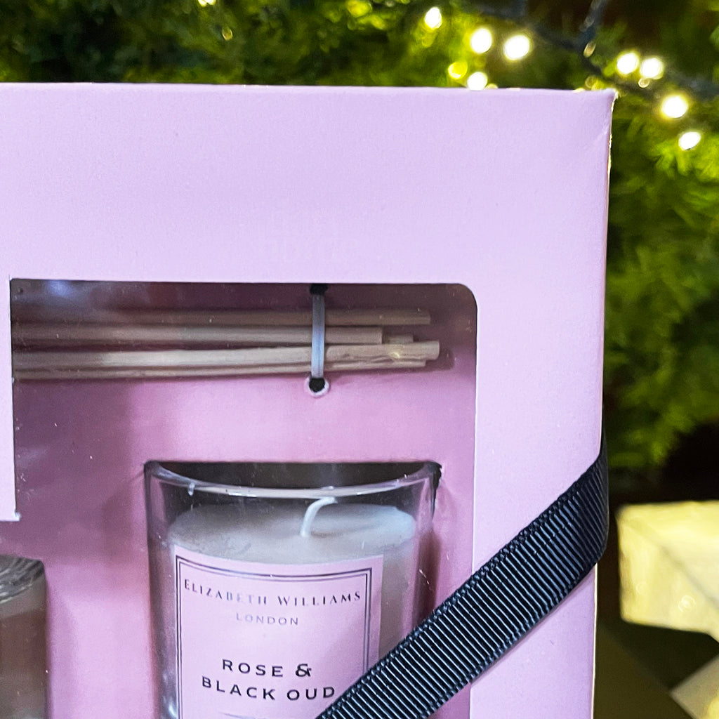 Pink Rose & Black Oud Home Fragrance Gift Set