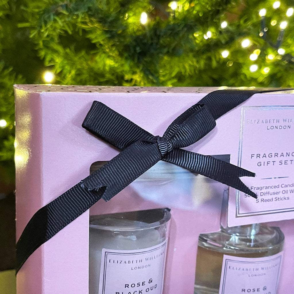 Pink Rose & Black Oud Home Fragrance Gift Set