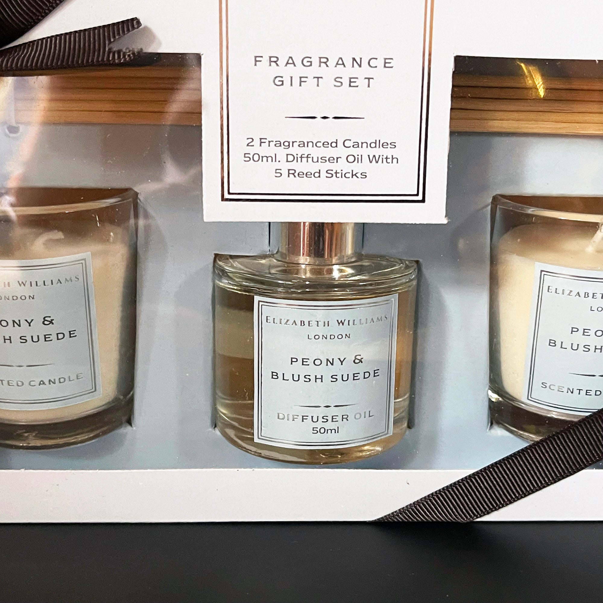 Peony & Blush Suede Home Fragrance Gift Set