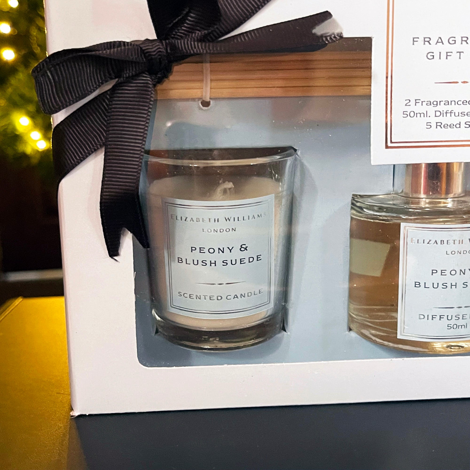 Peony & Blush Suede Home Fragrance Gift Set