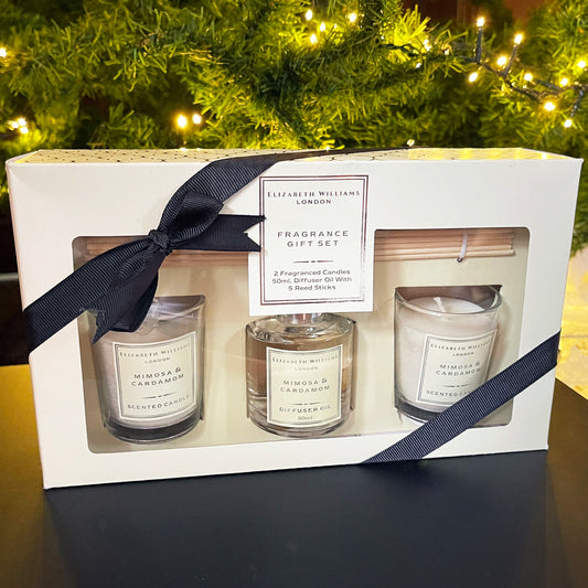 Mimosa & Cardamom Home Fragrance Gift Set