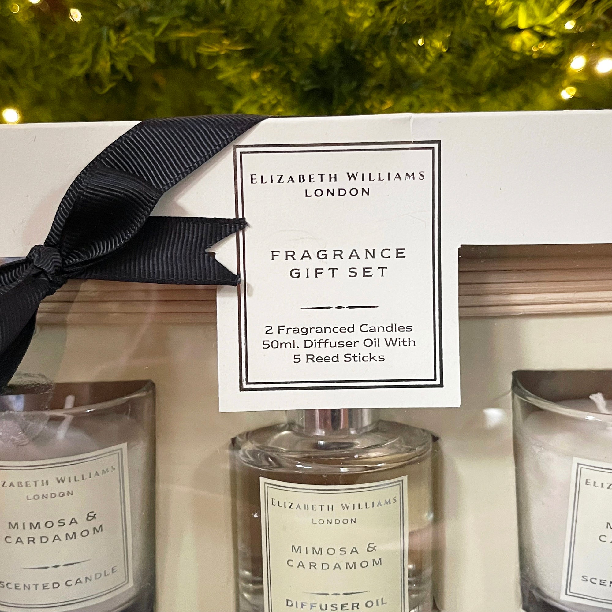 Mimosen- und Kardamom-Raumduft-Geschenkset