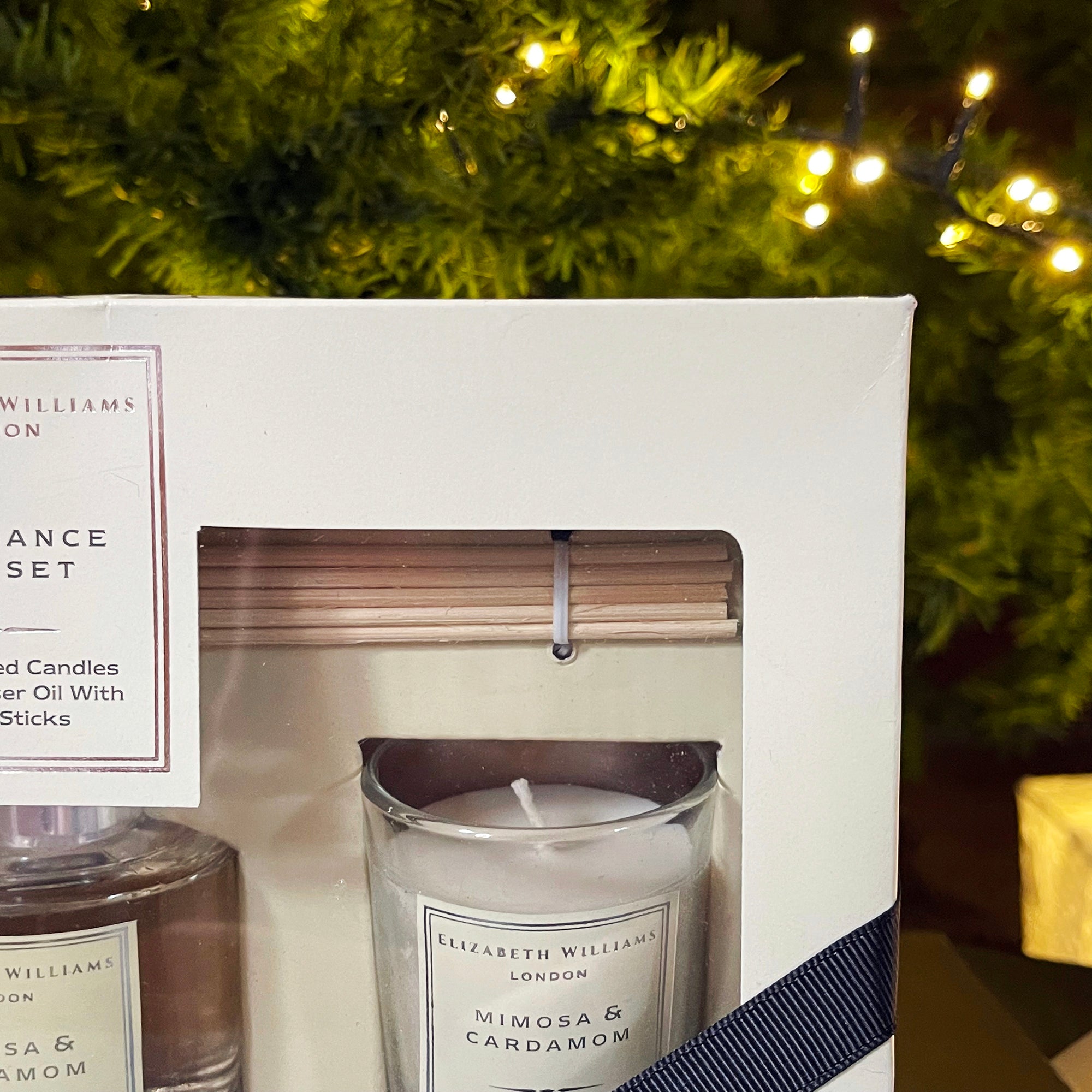Mimosen- und Kardamom-Raumduft-Geschenkset