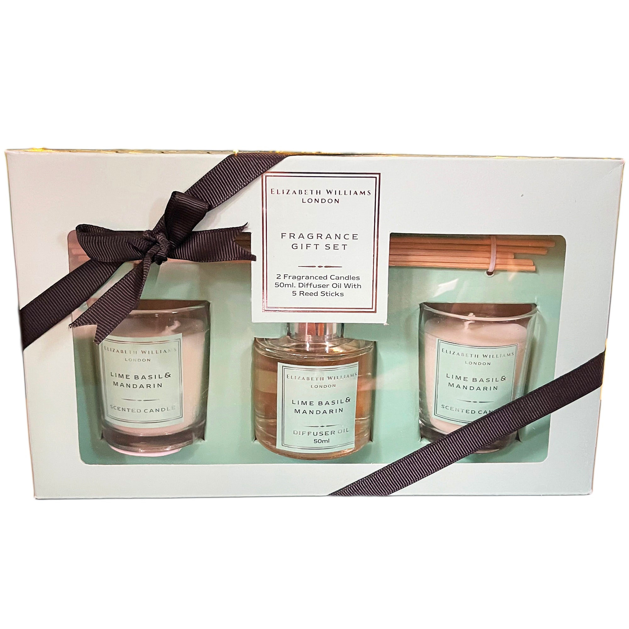 Lime Basil & Mandarin Home Fragrance Gift Set