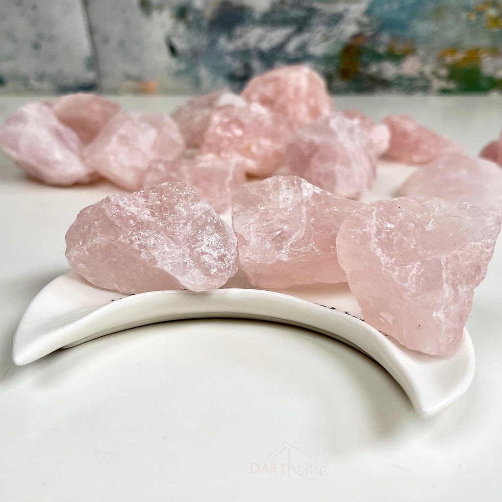 1 kg Rosenquarzstein – Roher Heilkristall