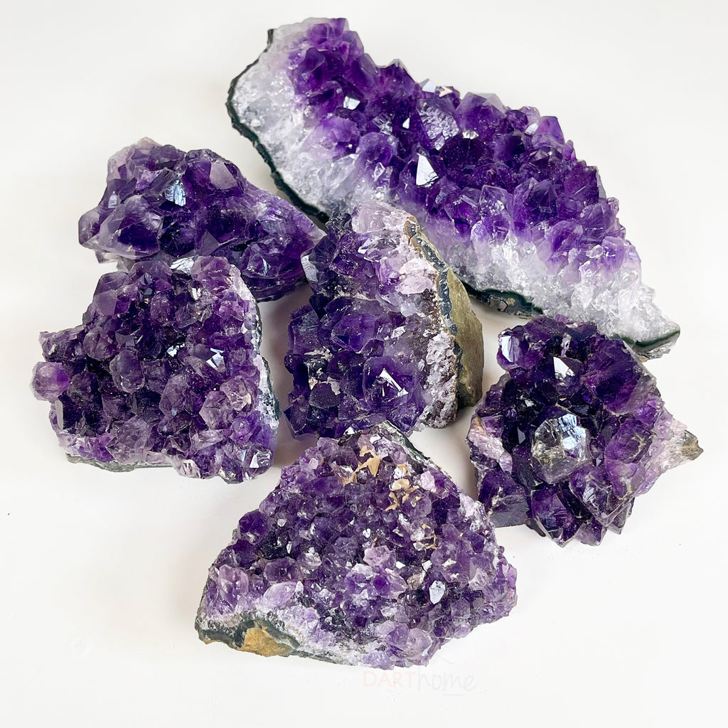 1 kg Amethyst-Kristall-Cluster-Geode