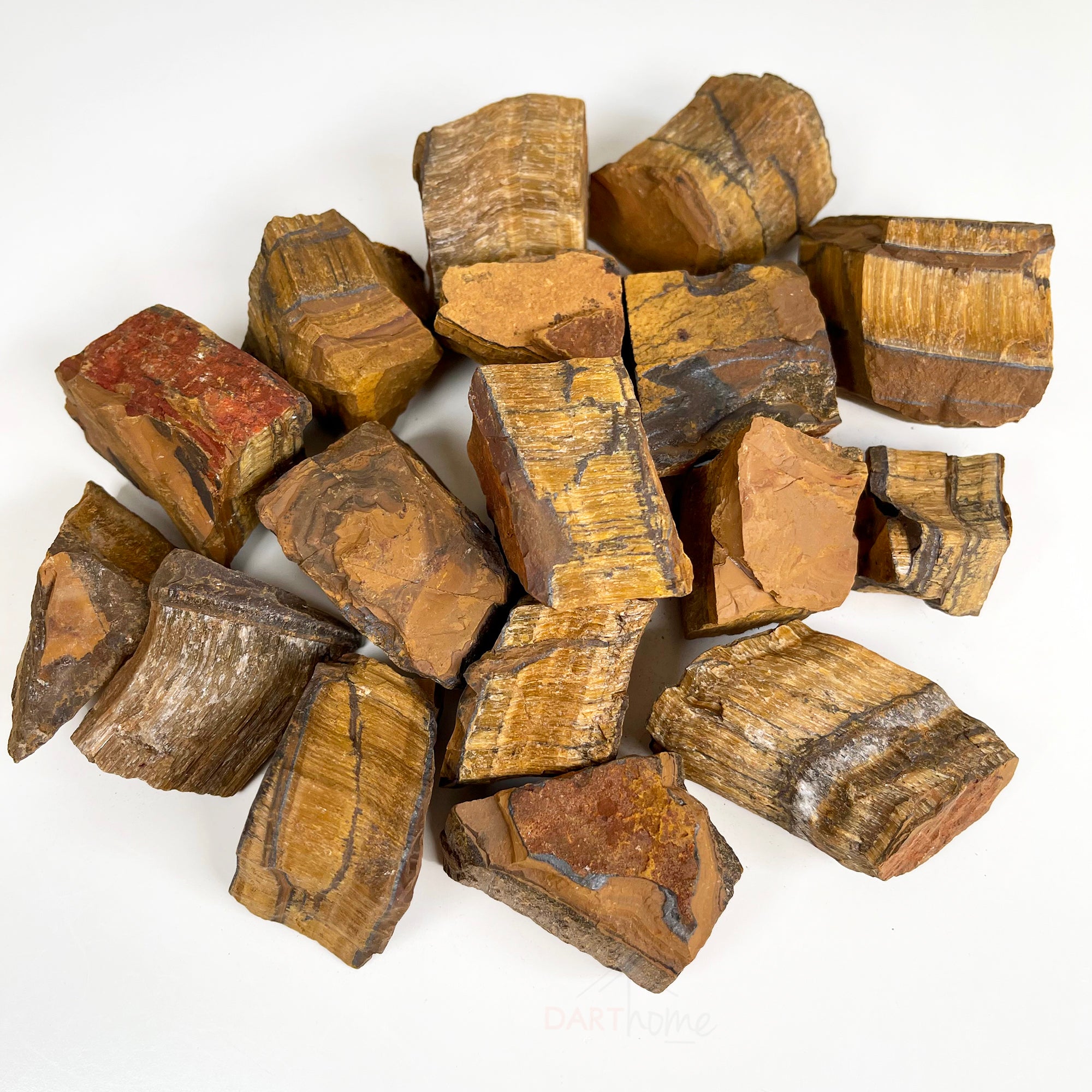 1kg Tiger Eye Rock - Rough Healing Crystal
