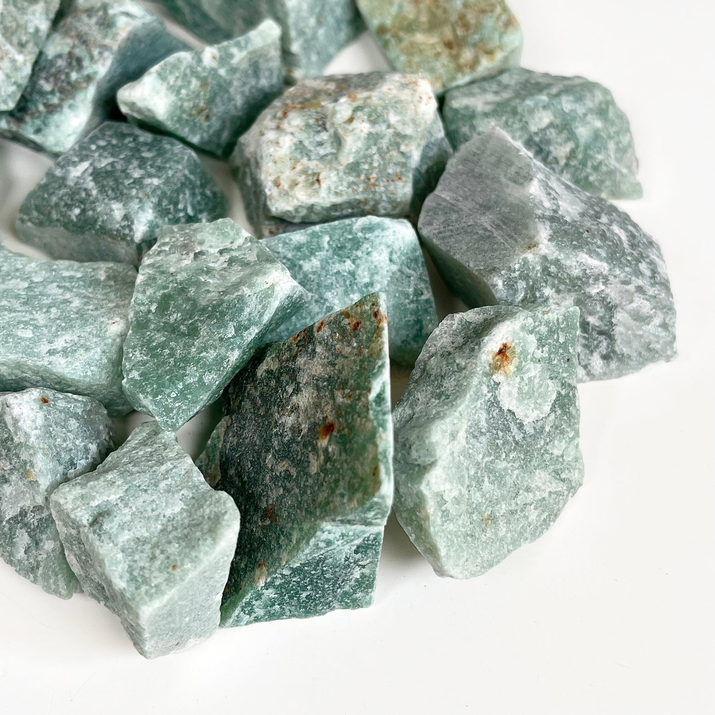 1 kg grüner Aventurin-Stein – rauer Heilkristall