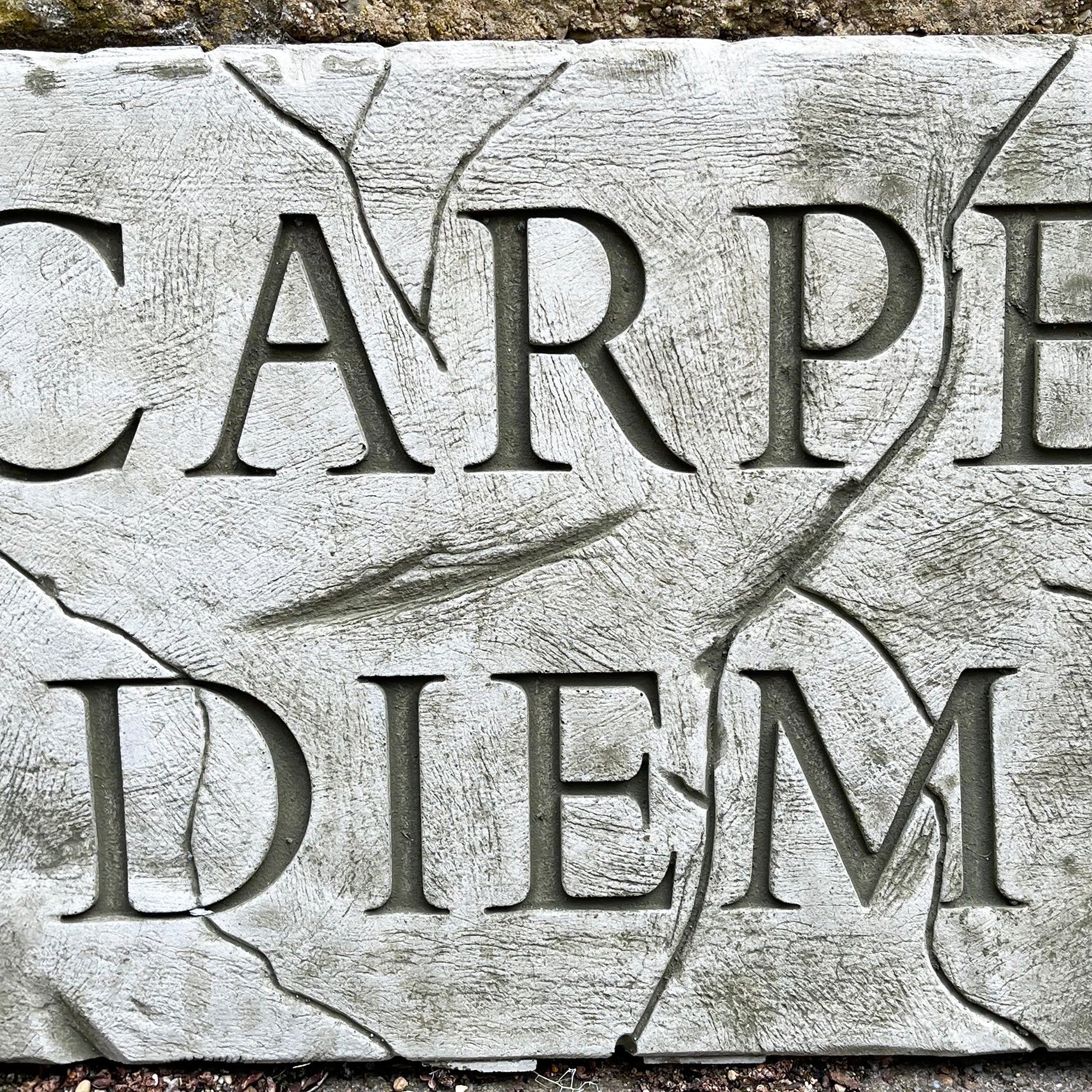 Stone Carpe Diem Wall Plaque