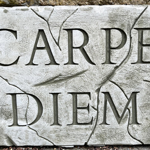 Wandtafel „Carpe Diem“ aus Stein