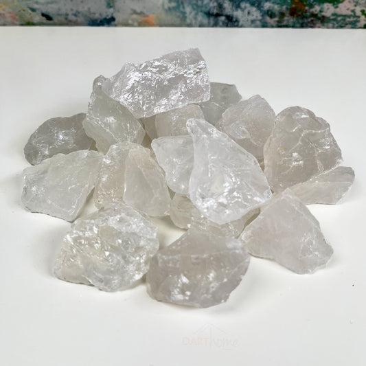 1 kg klarer Quarzstein – rauer Heilkristall