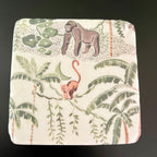 Set Of 4 Vintage Jungle Coasters
