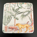 Set Of 4 Vintage Jungle Coasters