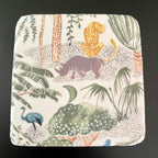 Set Of 4 Vintage Jungle Coasters