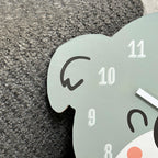 Koala Bear Head Childrens Wall Clock