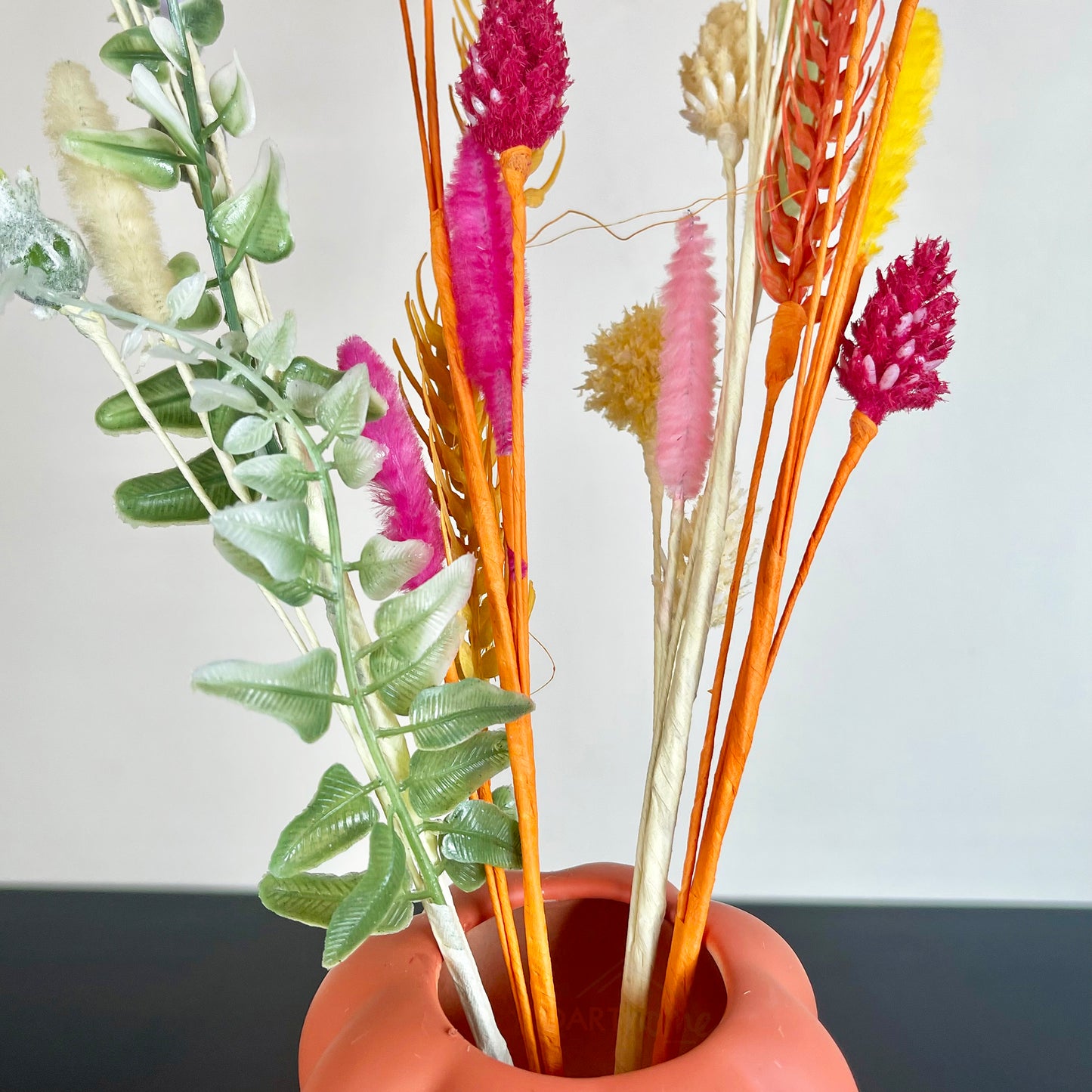 Colourful Artificial Bunnytail Mixed Bunch