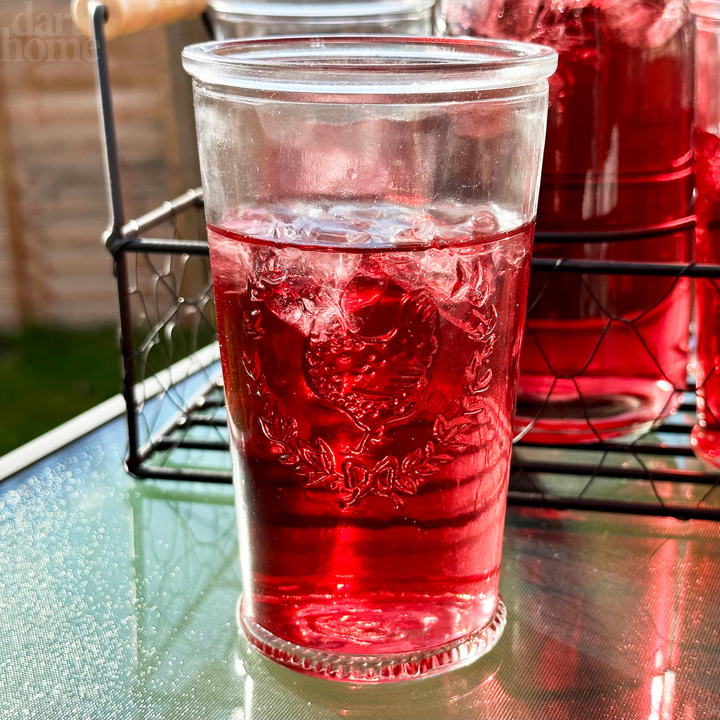 6-teiliges Karaffe- und Glasset mit Träger
