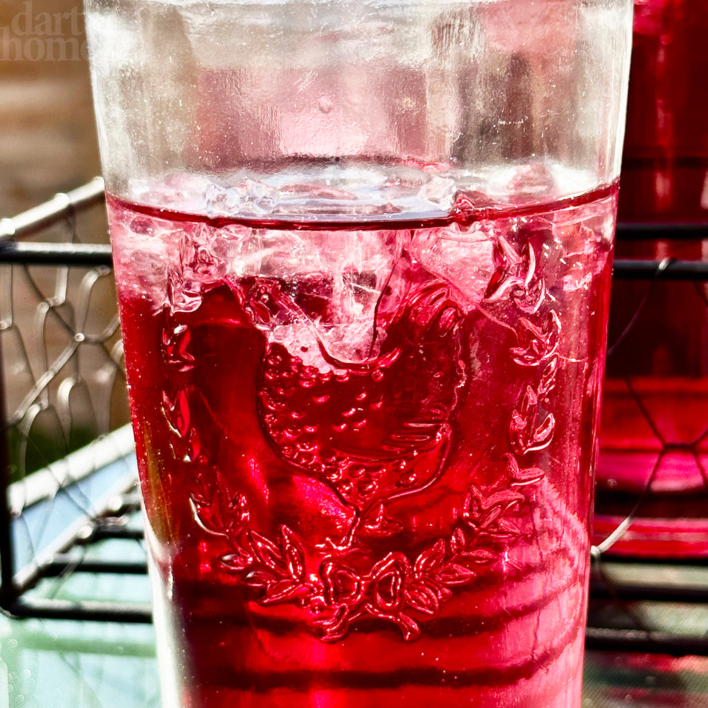 6-teiliges Karaffe- und Glasset mit Träger