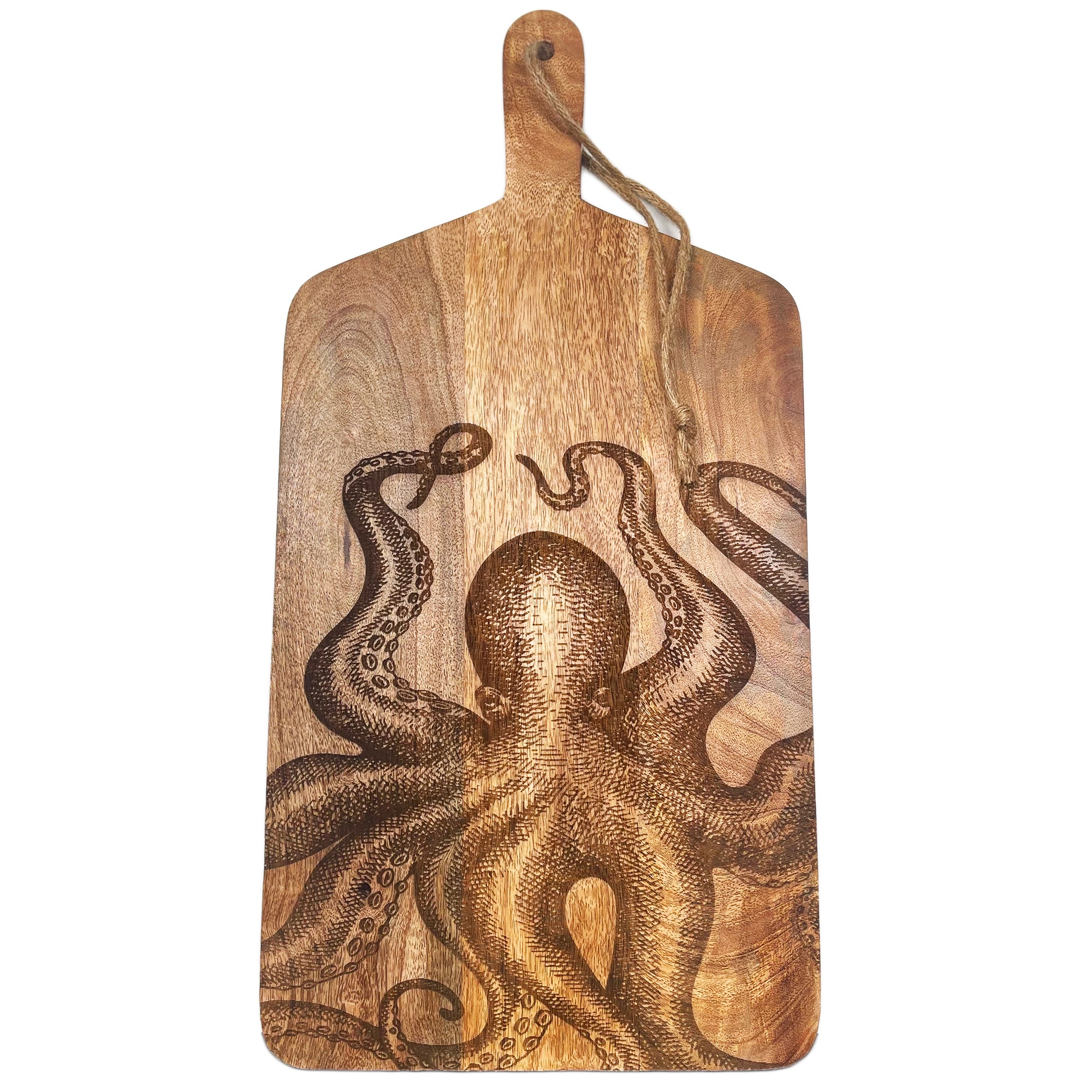 Large Etched Octopus Chopping Board