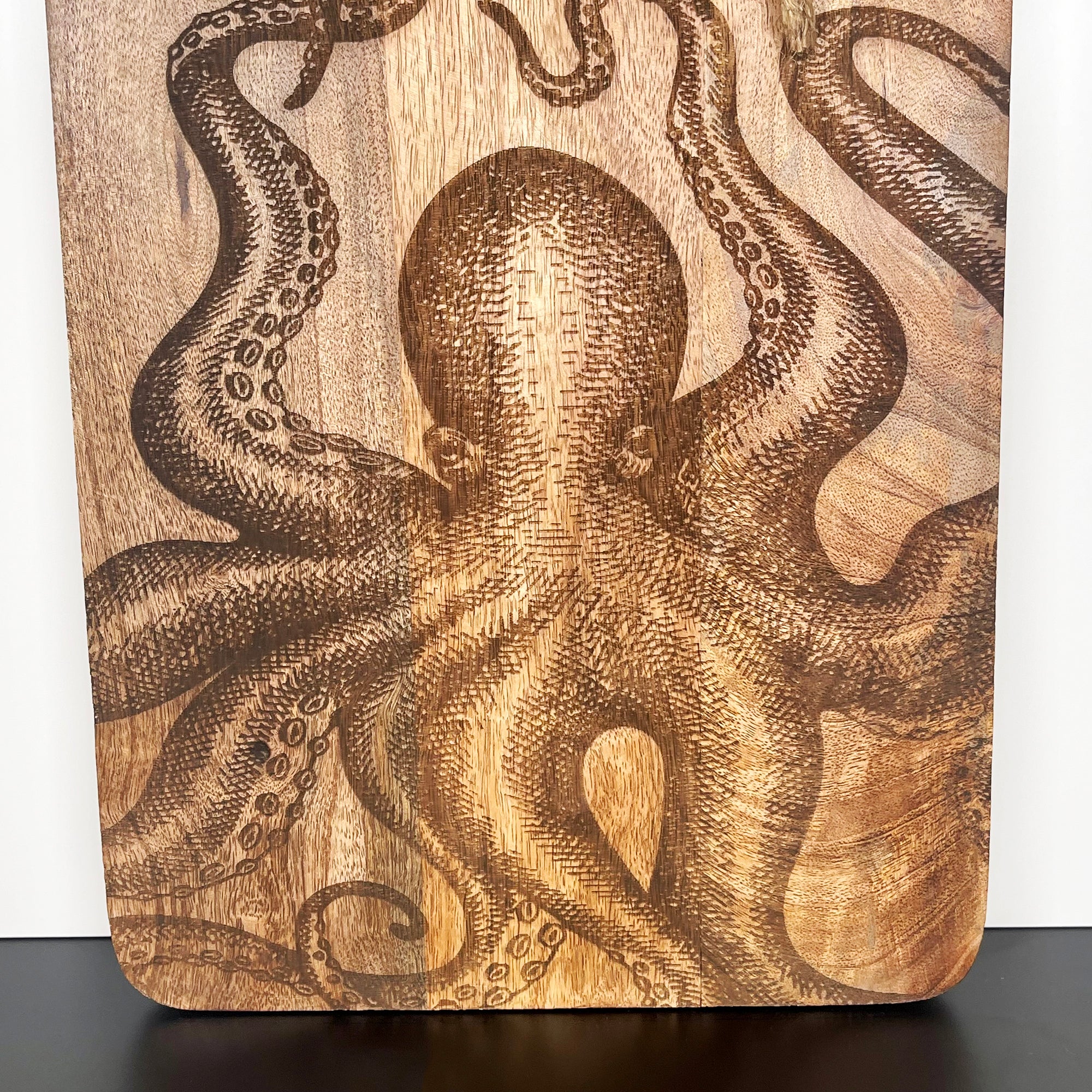 Large Etched Octopus Chopping Board