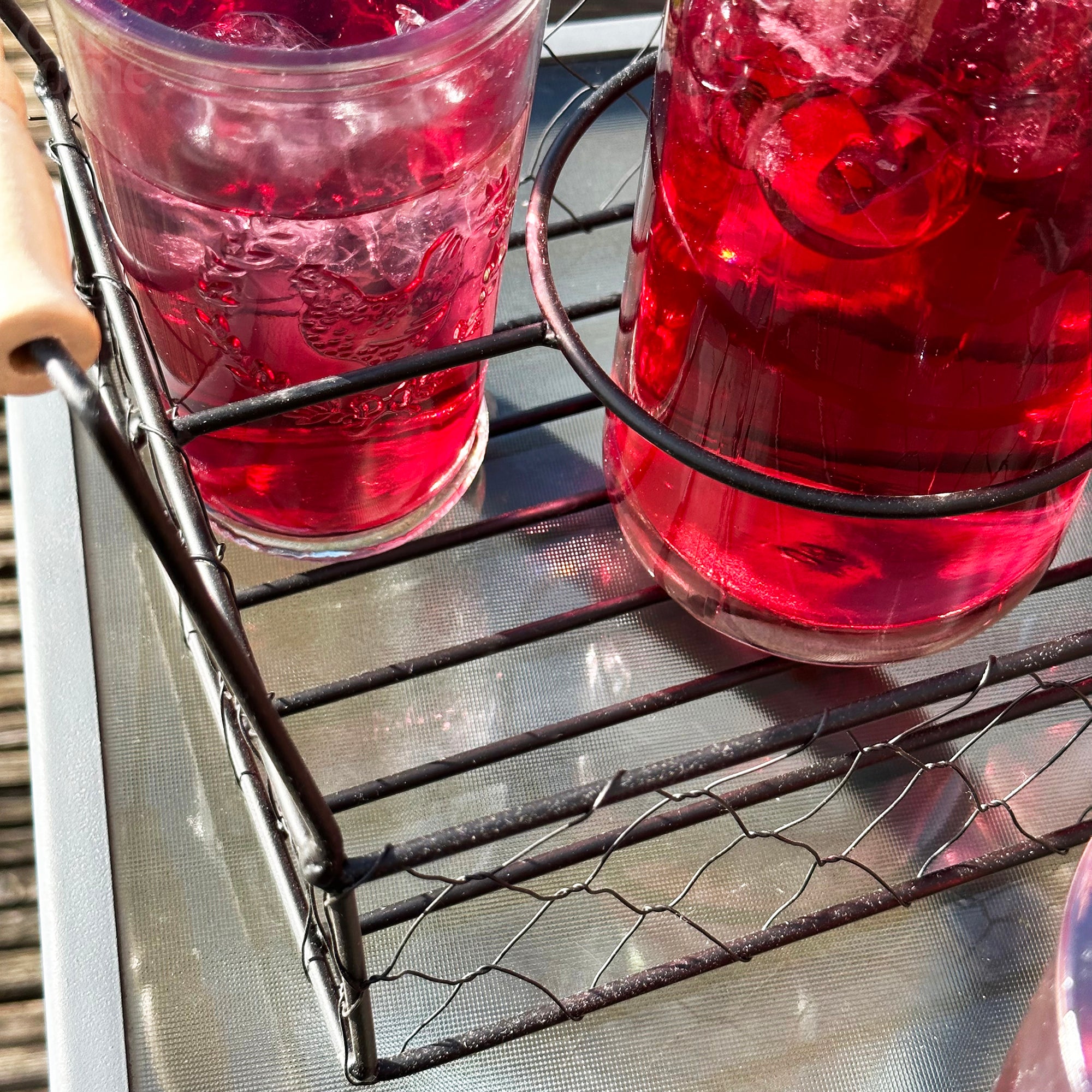 6pc Carafe And Glass Set With Carrier