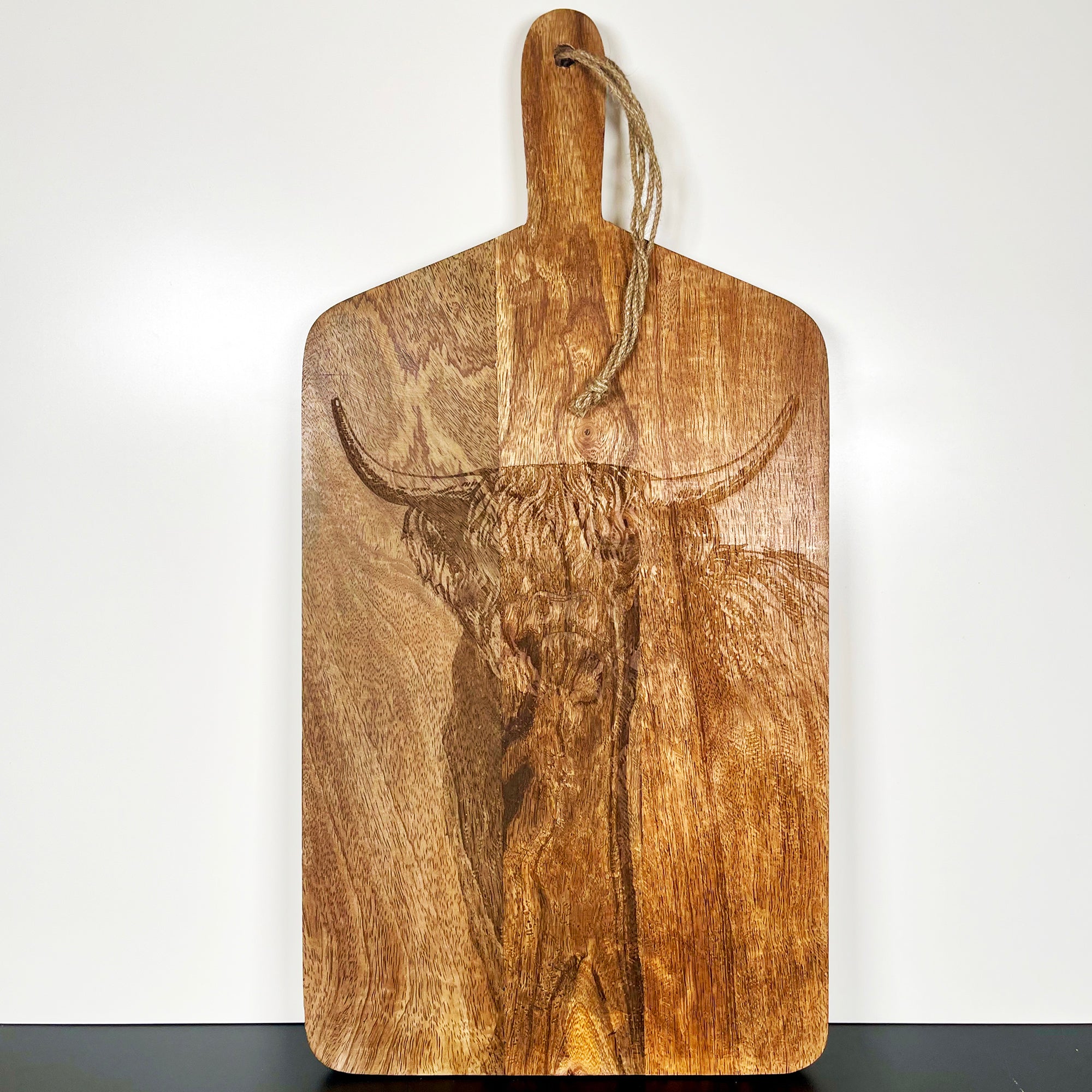 Large Etched Highland Cow Chopping Board