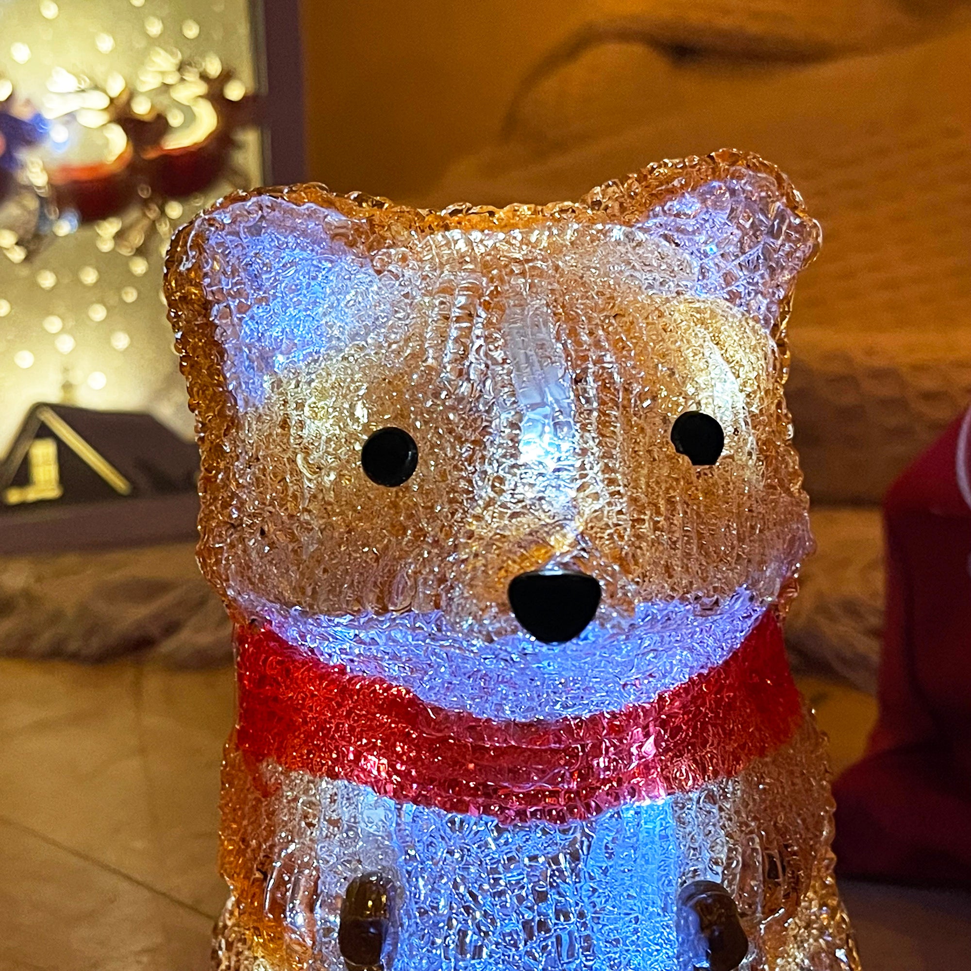 Acryl-LED-Fuchs-Weihnachtsdekoration