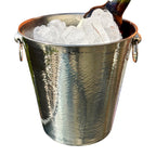 Hammered Stainless Steel Champagne Bucket