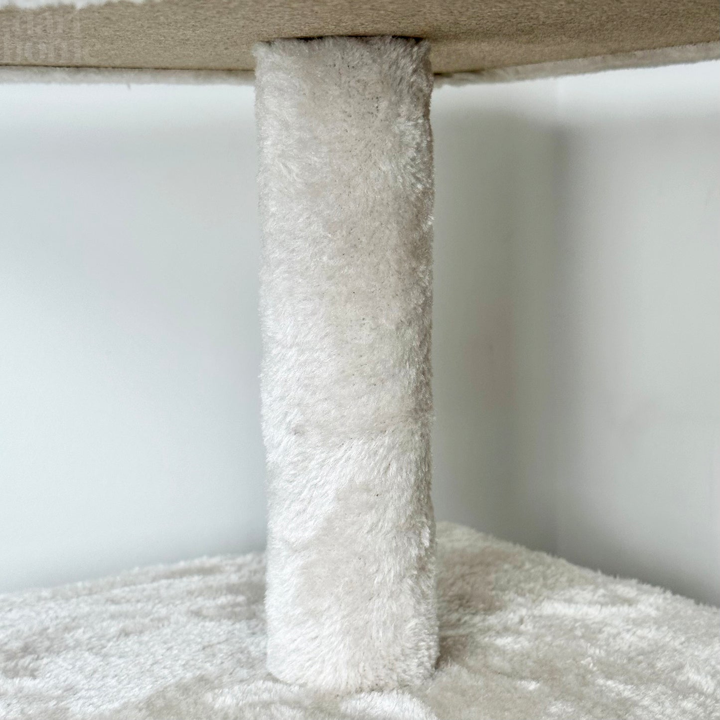 Cream Corner Cat Scratcher Tree