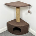Brown Corner Cat Scratcher Tree