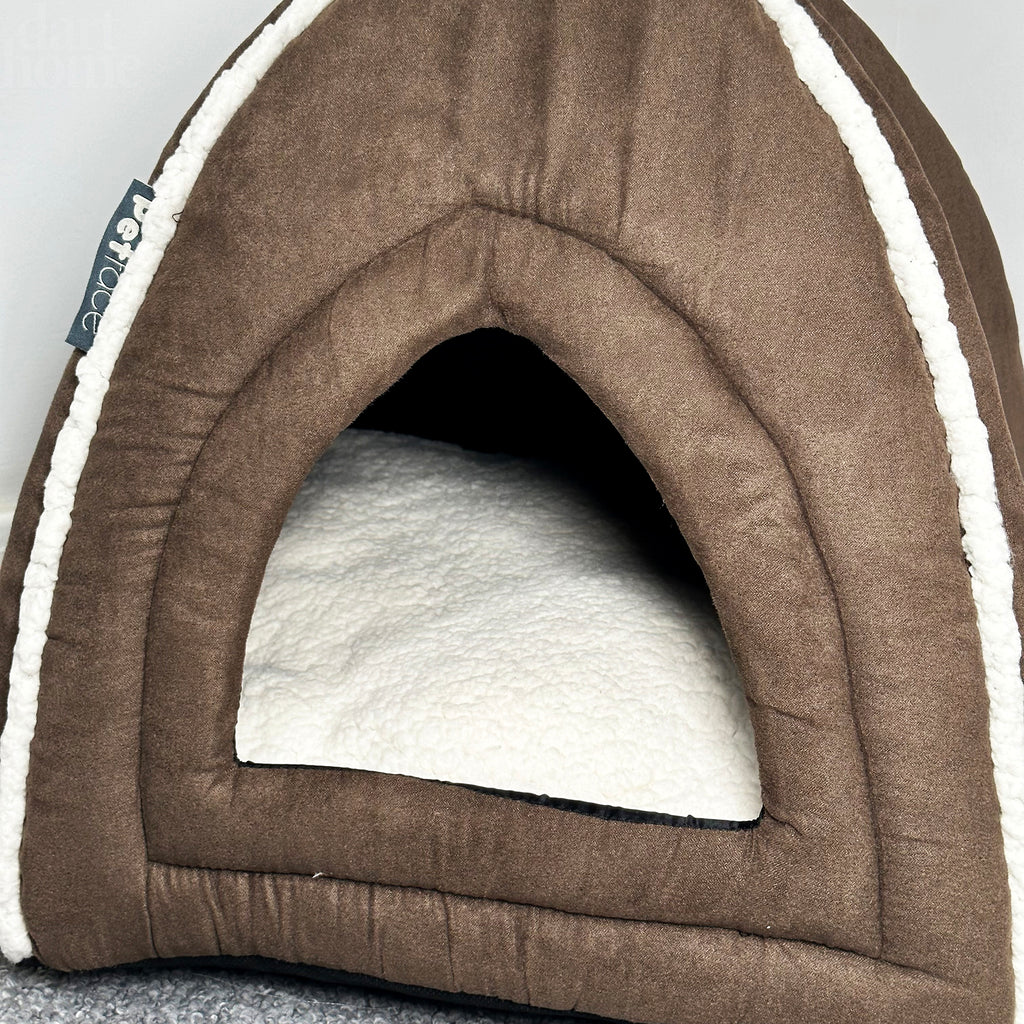 Petface Brown Luxus-Iglu-Katzenbett