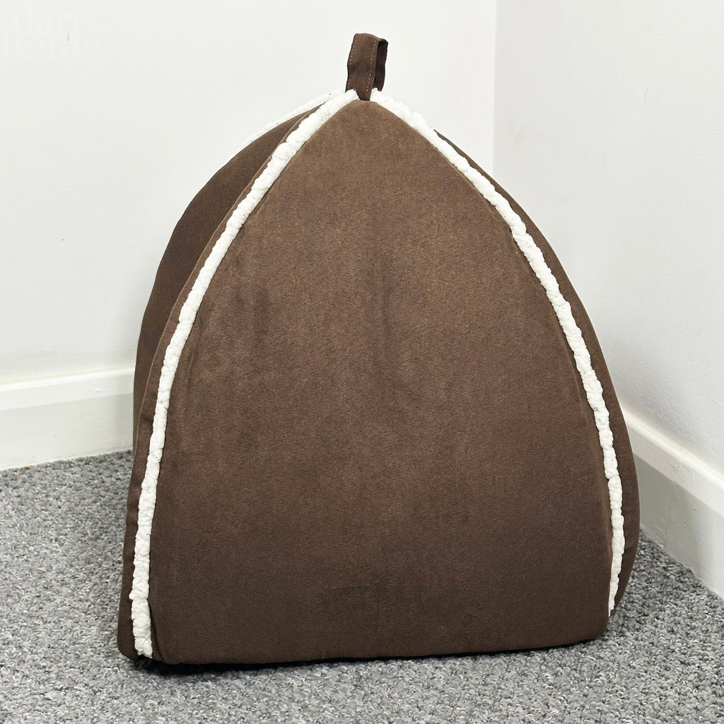 Petface Brown Luxus-Iglu-Katzenbett